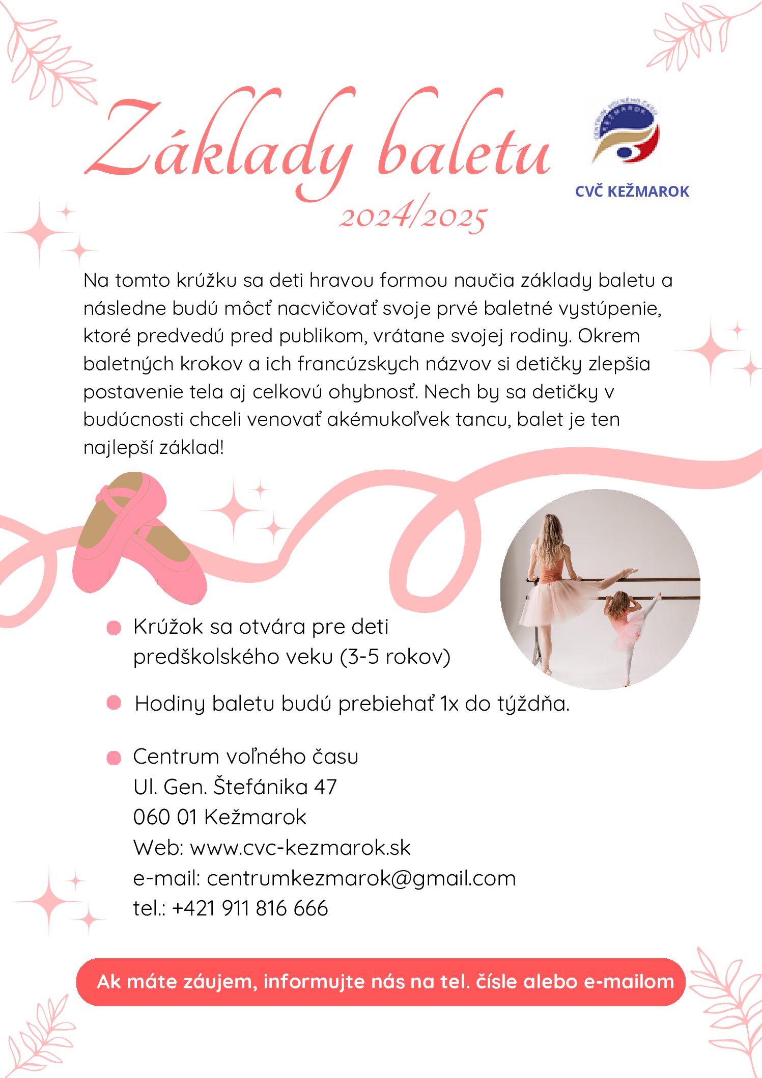 Základy baletu CVČ